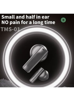 Generic TMS-01 Wireless Bluetooth Earbuds Gaming Headphones Long Battery Life Headset Low Latency HIFI Stereo Sound with Music Noise Cancellation Calls Purple  - Image 3
