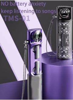 Generic TMS-01 Wireless Bluetooth Earbuds Gaming Headphones Long Battery Life Headset Low Latency HIFI Stereo Sound with Music Noise Cancellation Calls Purple  - Image 2