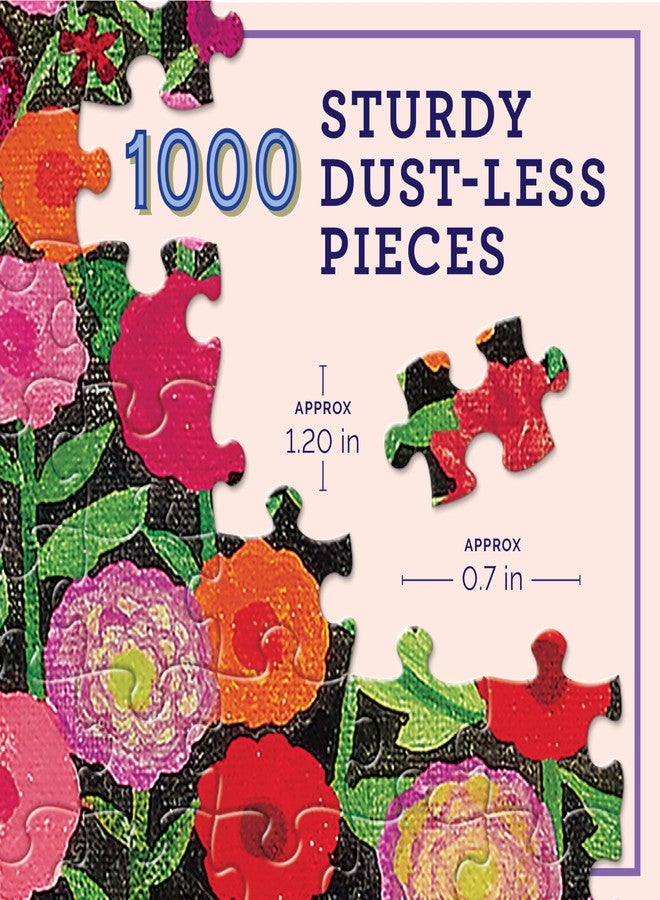 eeBoo Garden Harvest 1000 Piece Square Jigsaw Puzzle, 23" x 23" - Image 2