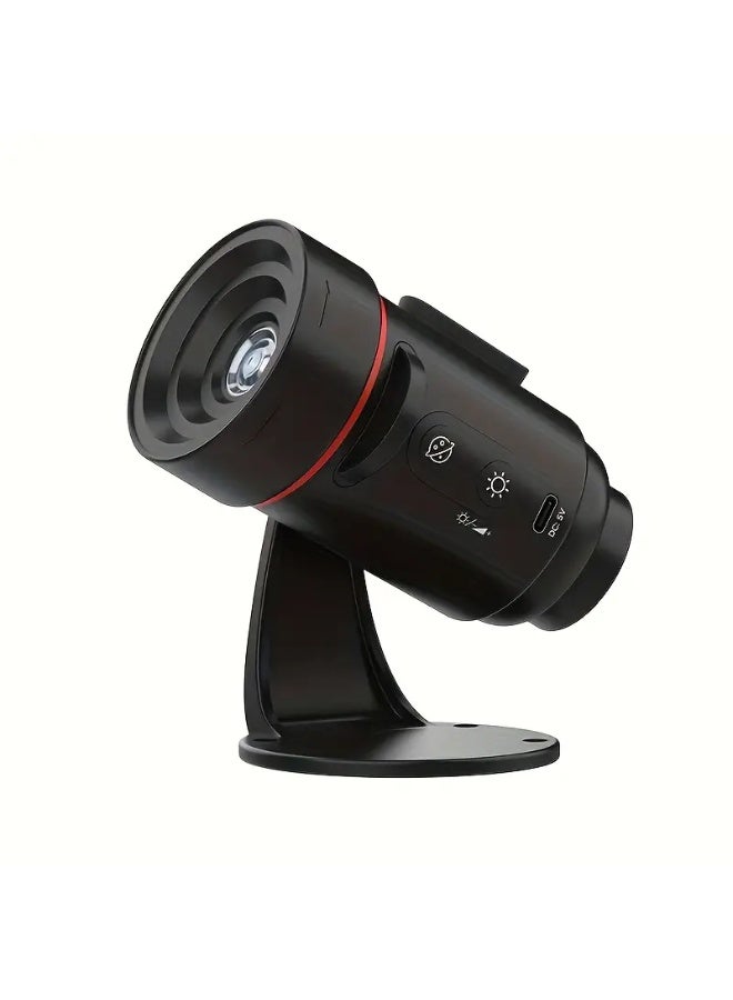 MOCOM 2025 Small Starry Sky Galaxy Projector Light | 6 Replaceable Ultra-HD Film Discs | 360° Rotation | USB Powered | Futuristic Aurora & Nebula Light Show for Bedroom, Game Room, Home Theater | LED Wall Light | Planetarium Experience | Gift for Holidays & Birthdays | Immersive Galaxy Projection | HD 5W LED | Model DWMD-02  - Image 2