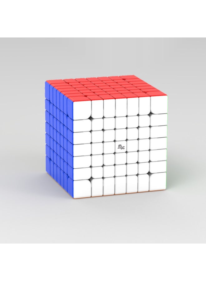 Yongjun MGC Magnetic Series 256th Rubik's Cube Elite 3rd Magnetic Smooth Competition Special Toys Wholesale-Color:MGC Seventh-order Color  - Image 1