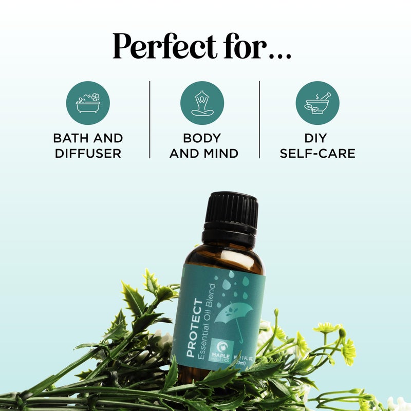 Maple Holistics Thieves Myth Essential Oil Blend - Purification Essential Oil Blend for Diffuser of Undiluted Cinnamon Eucalyptus Lemon Rosemary and Clove Essential Oil - Cleansing Aromatherapy Diffuser Oil - Image 2