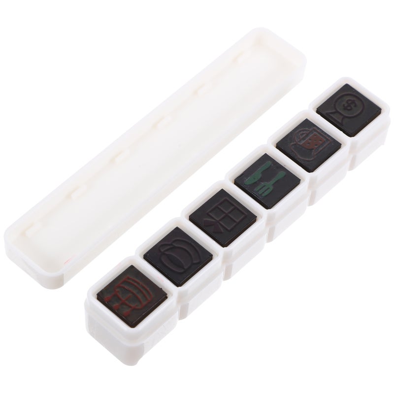 1 Set Scrapbooking Stamps Cartoon Stamps DIY Stamps Decorative Pattern Stamps - Image 1