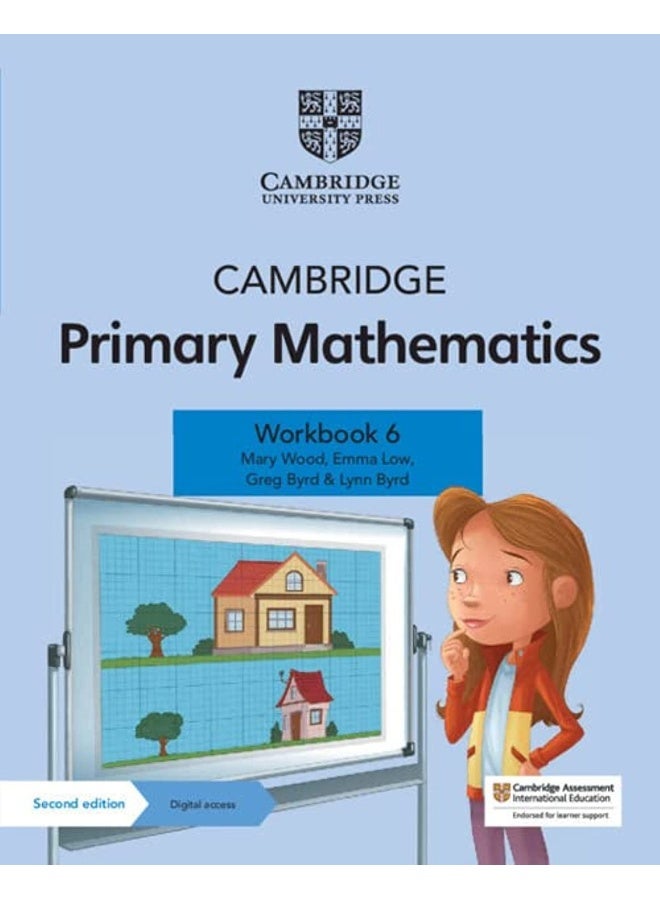 كتاب الرياضيات للمرحلة الابتدائية من كامبريدج 6 مع وصول رقمي (سنة واحدة)