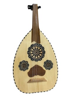 hoormusic arabic oud half lox music instrument by gamel george with bag and picks  - Image 1