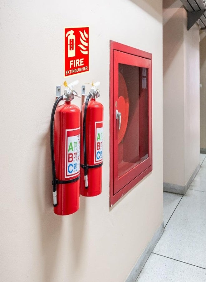 Being Safe - Fire Extinguisher Night Glow Signboard On PVC Sunboard 3 mm Size-200mm X 150mm (Pack of 05) - Image 3