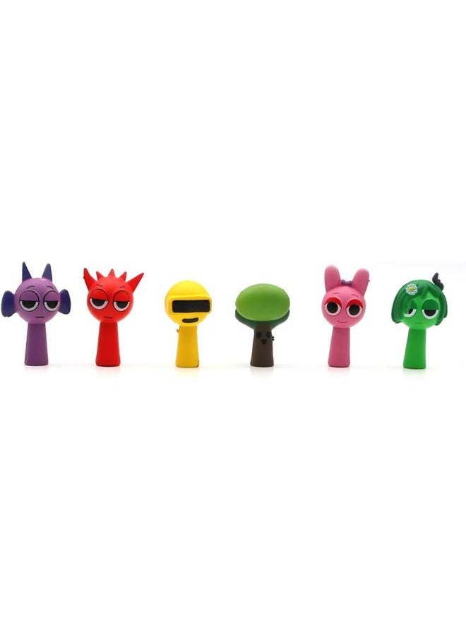 24PCS Sprunki Models Set, Sprunkies Statues Whole Set, Doll Decoration, Suitable for Game Fans Collections Birthday 5cm