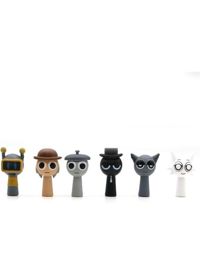 24PCS Sprunki Models Set, Sprunkies Statues Whole Set, Doll Decoration, Suitable for Game Fans Collections Birthday 5cm