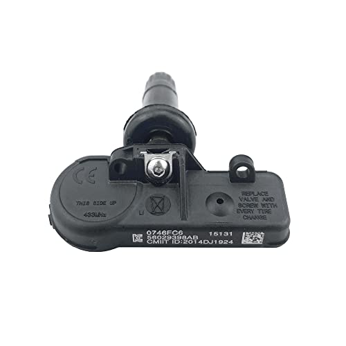 RLP مجموعة من 4 حساسات نظام مراقبة ضغط الإطارات TPMS بتردد 433MHz متوافقة مع جيب رانجلر JK دودج رام تشارجر بديل ل56029398AB 68142397AA 68241067AA 68241067AB - Image 3