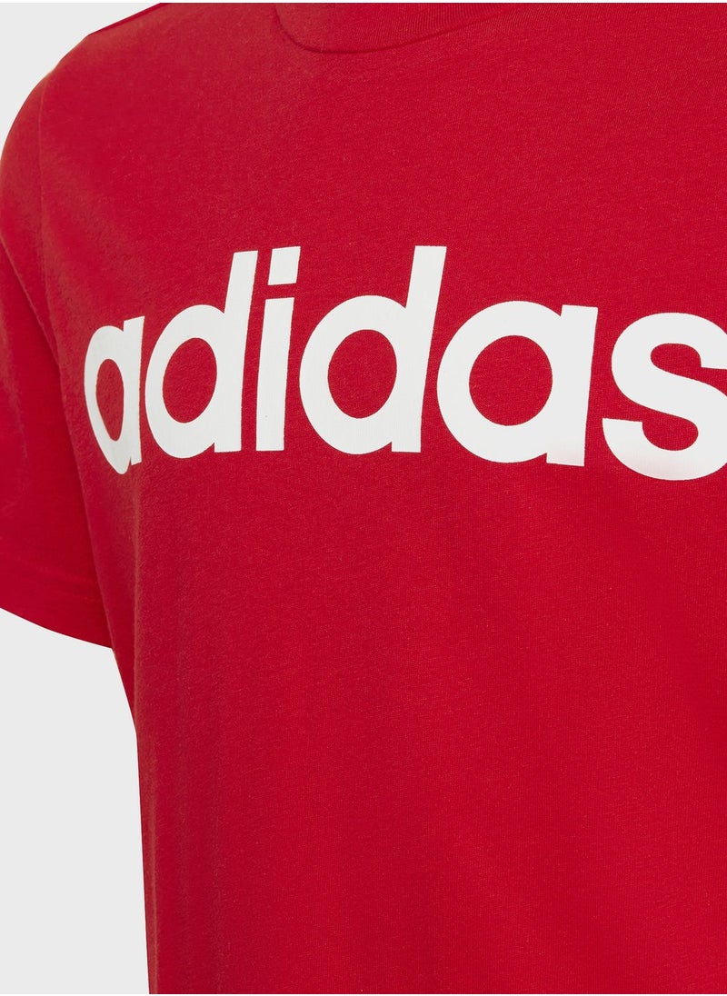 Adidas - Kids Linear Logo T-shirt - Image 1