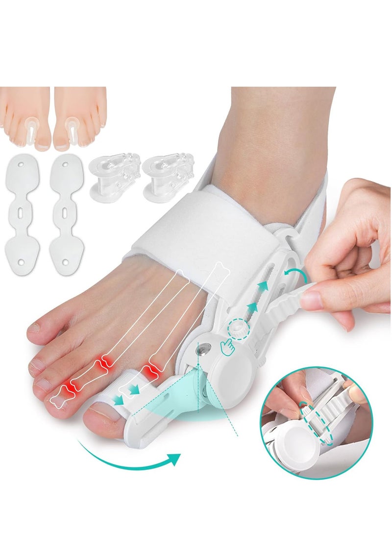 Bunion Corrector, Adjustable Knob Bunion Splint For Bunion Relief, Suitable For Left And Right Foot Toe Correction