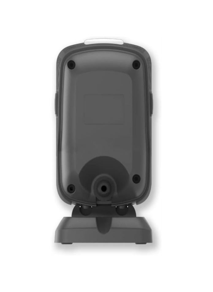 نيولاند Newland FR4080-20 2D Megapixel Desktop Barcode Scanner – Omnidirectional Presentation Scanner with 2M USB Cable – Fast & Accurate POS ScanningOMNIDIRECTIONAL SCANNING: Captures 1D & 2D barcodes from any angle—ideal for POS counters and kiosks - Image 2