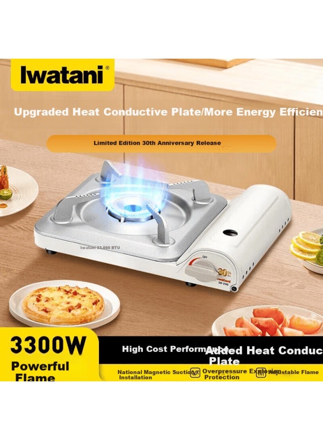 Iwatani New Upgraded Ultra-thin Outdoor Cassette Stove Hot Pot Camping Gas Stove Zb-29ls - Image 1