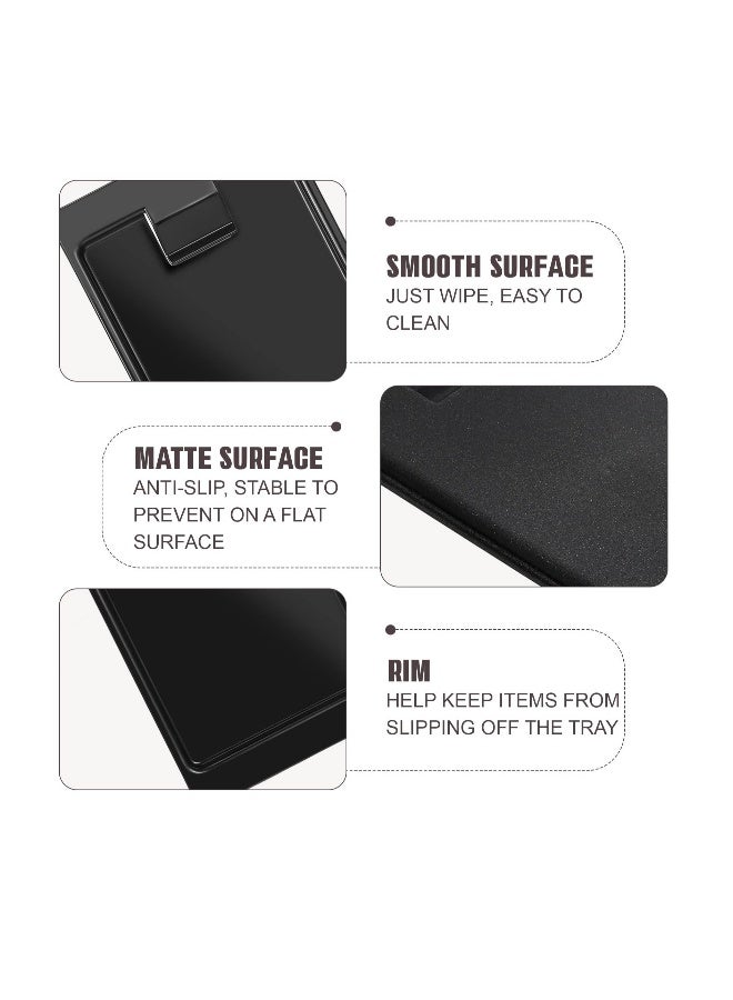 15 Pcs Check Presenters for Restaurants, Guest Check Card, Check Tip Trays, Perfect for Dining, Cash, Credit Cards, Bills, Hotels, and Waiters Tip Tray ( Black) - Image 3