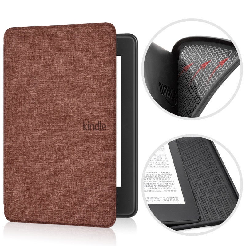 12 Color Kindle2024 Fabric Tpu Protective Case Kindlepaperwhite543 Soft Case Youth Version - Image 1