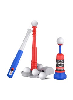 SYOSI Tee Ball Set for Kids 3-12, Kids Baseball Tee, T-Ball Set for Toddlers 2-6, 6 Balls, Teeball Batting Tee, Pitching Machine, Nice Gift Outdoor Sport Toy Games for Kids 3-12 Years Boys & Girls  - Image 1