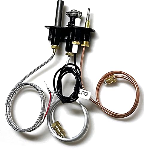 EVIMOTAL 69L18 Pilot Assembly Propane Gas (LP) for Lennox Elite, IHP, Merit, Superior, Astria Fireplaces and Inserts, Pilot Replacement Parts with Thermocouple, Thermopile. 69L1801, J4118, 902162 - Image 1