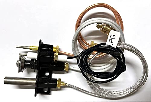 EVIMOTAL 69L18 Pilot Assembly Propane Gas (LP) for Lennox Elite, IHP, Merit, Superior, Astria Fireplaces and Inserts, Pilot Replacement Parts with Thermocouple, Thermopile. 69L1801, J4118, 902162 - Image 2