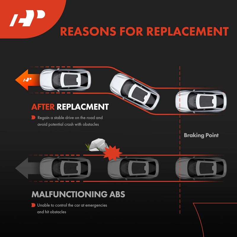 A-Premium ABS Wheel Speed Sensor Set for Chrysler Pacifica - Image 5