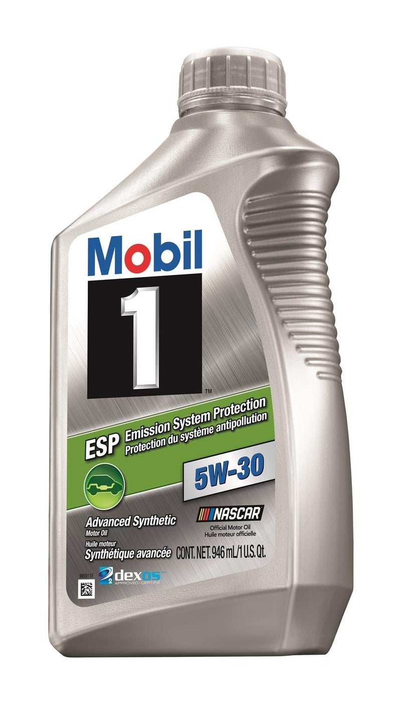 Mobil 1 5W-30 ESP Synthetic Motor Oil, 1 Qt (6 pack) - Image 1