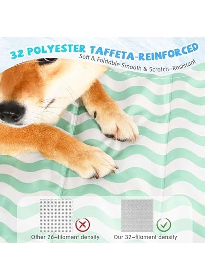 SKY-TOUCH حصيرة كلب ذاتية التبريد | وسادة تبريد صيفية قابلة للغسل ومحمولة | حصيرة نوم غير سامة للحيوانات الأليفة للاستخدام الداخلي والخارجي - للكلاب الصغيرة والمتوسطة والكبيرة - Image 3