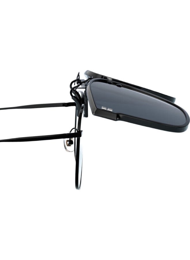 PARZIN (Parzin) Myopia Polarized Sunglasses Clip-On Unisex Flip-Style Lightweight Portable Sunglasses Clip 12122 - Image 3