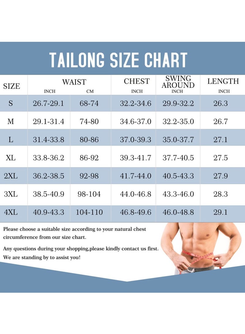 MIXDE Men's Compression Shirt for Body Shaper Slimming Vest Tight Tummy Underwear Tank Top - Image 5