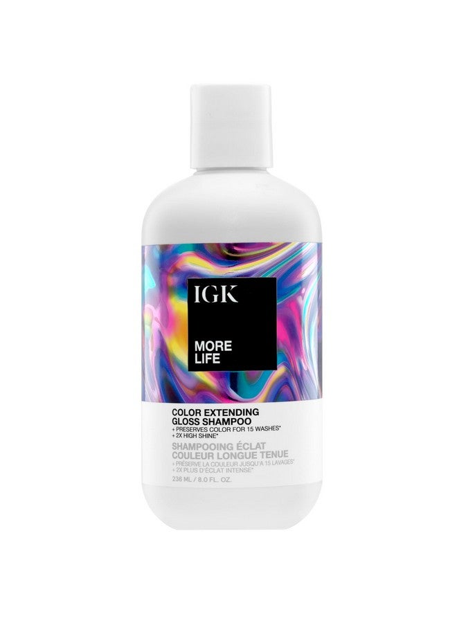 أي جي كي شامبو IGK More Life Color Extending Gloss 236 مل / 8 أونصة - Image 1