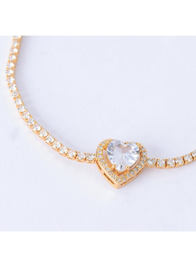 Akher el Ankoud Classic white heart-shaped bracelet - Image 2