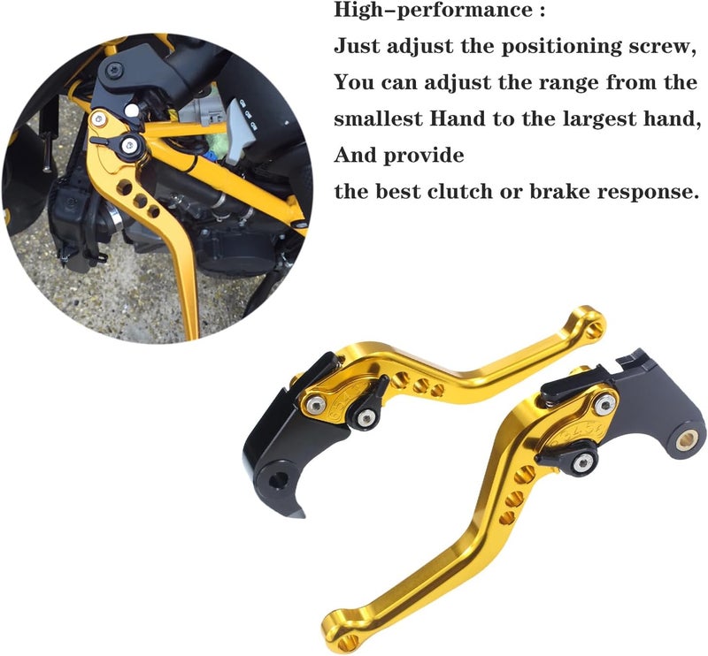 Adsspro CNC Aluminum Motorcycle Short Brake Clutch Levers for GSXR Series - Image 4