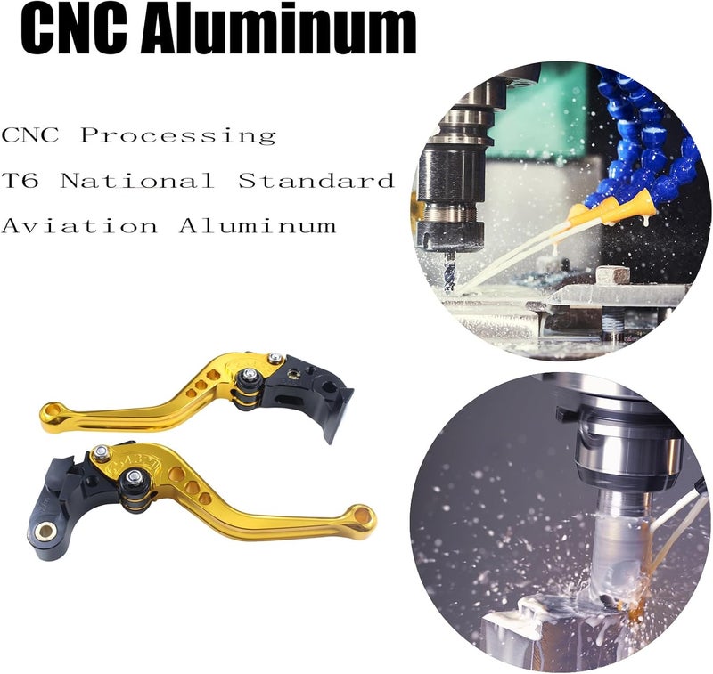 Adsspro CNC Aluminum Motorcycle Short Brake Clutch Levers for GSXR Series - Image 2