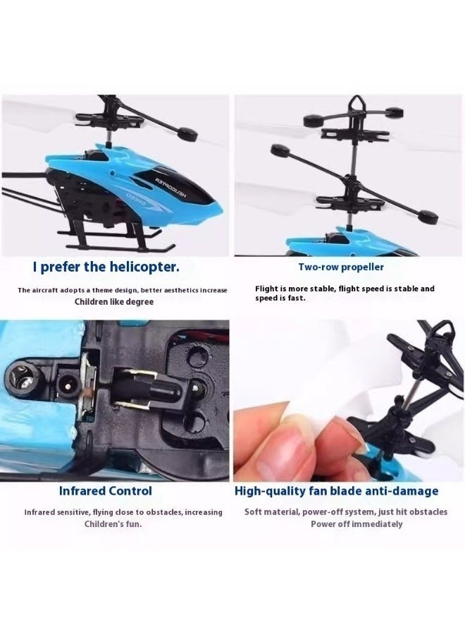 Yellow Mini Sensor Helicopter, Remote Control Helicopter, Indoor Flying Not Afraid of Falling, Toy Blindly Not Stepping on Lightning - Image 4