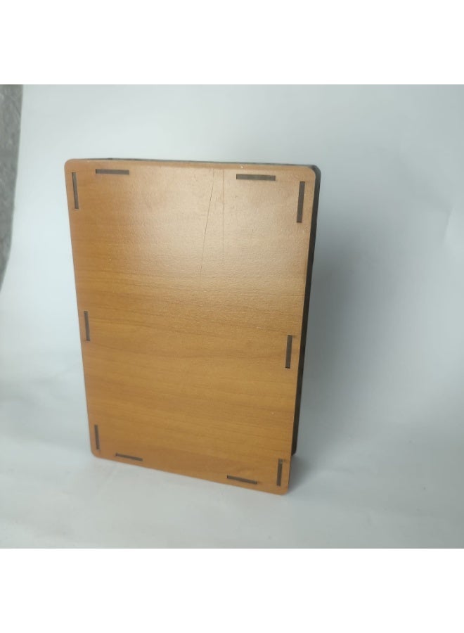 Piggy bank for saving 10,000 pounds -  made of wood - tightly closed - Image 3