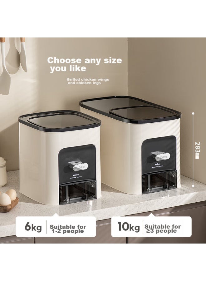 Newair Rice Container, Anti-insect And Moisture-proof, Automatic Rice Dispenser, Food-grade Rice And Grains Storage Box, 20 Jin Capacity - Image 5
