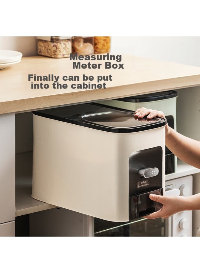 Newair Rice Container, Anti-insect And Moisture-proof, Automatic Rice Dispenser, Food-grade Rice And Grains Storage Box, 20 Jin Capacity - Image 2