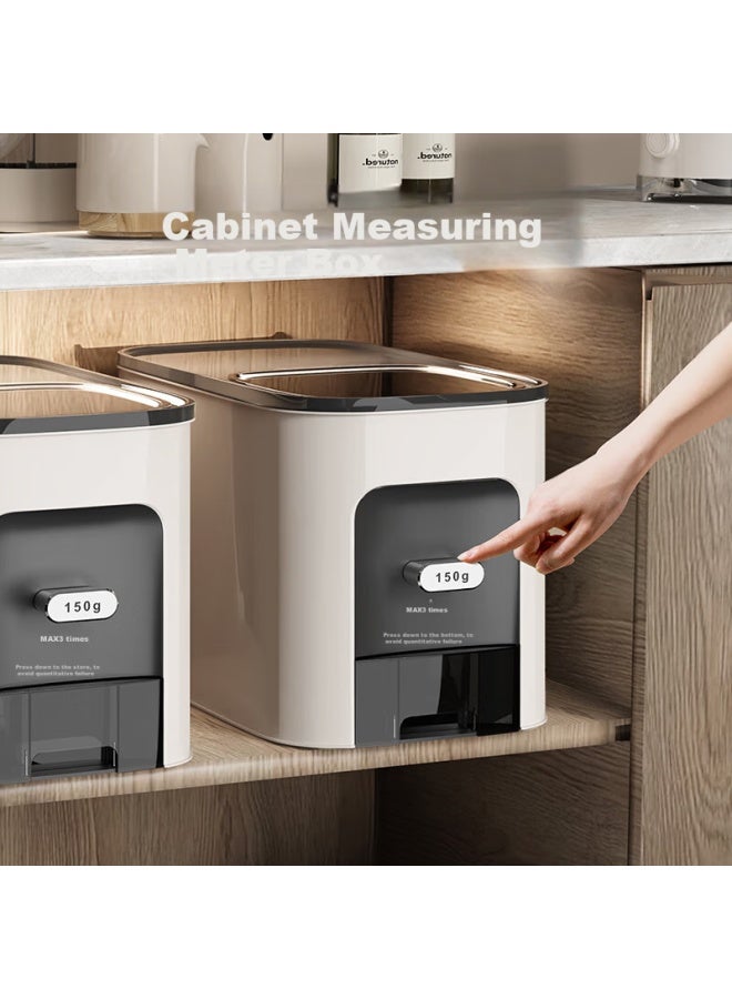 Newair Rice Container, Anti-insect And Moisture-proof, Automatic Rice Dispenser, Food-grade Rice And Grains Storage Box, 20 Jin Capacity - Image 1