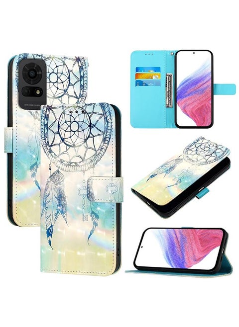 For TCL 50 LE 5G 3D Painting Horizontal Flip Leather Phone Case(Dream Wind Chimes)