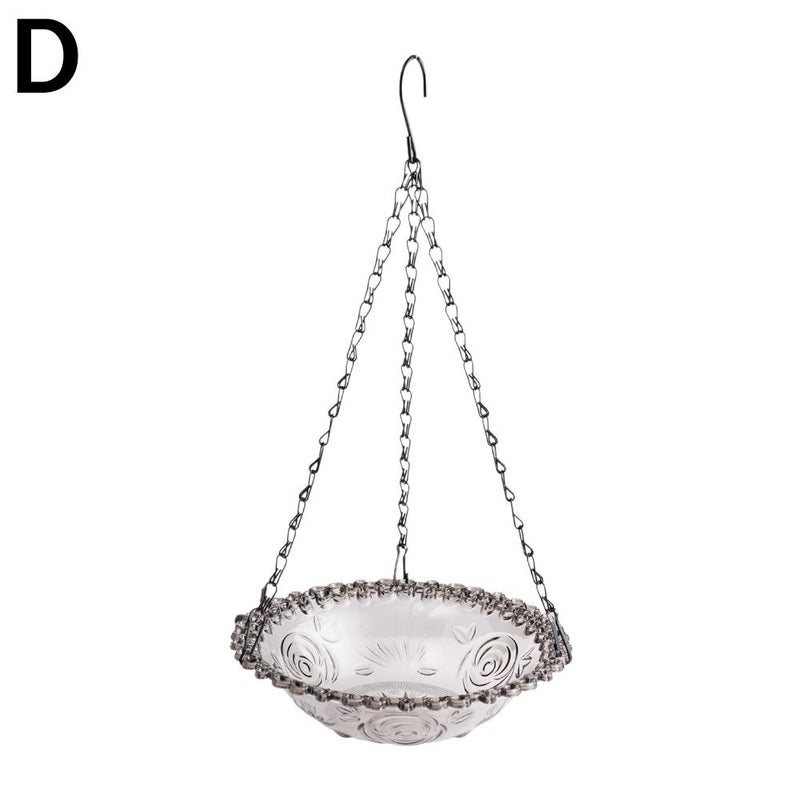 Popular cross-border e-commerce bird feeder, outdoor hanging bird feeder, ornamental bird bath, garden and patio decoration. - Image 1