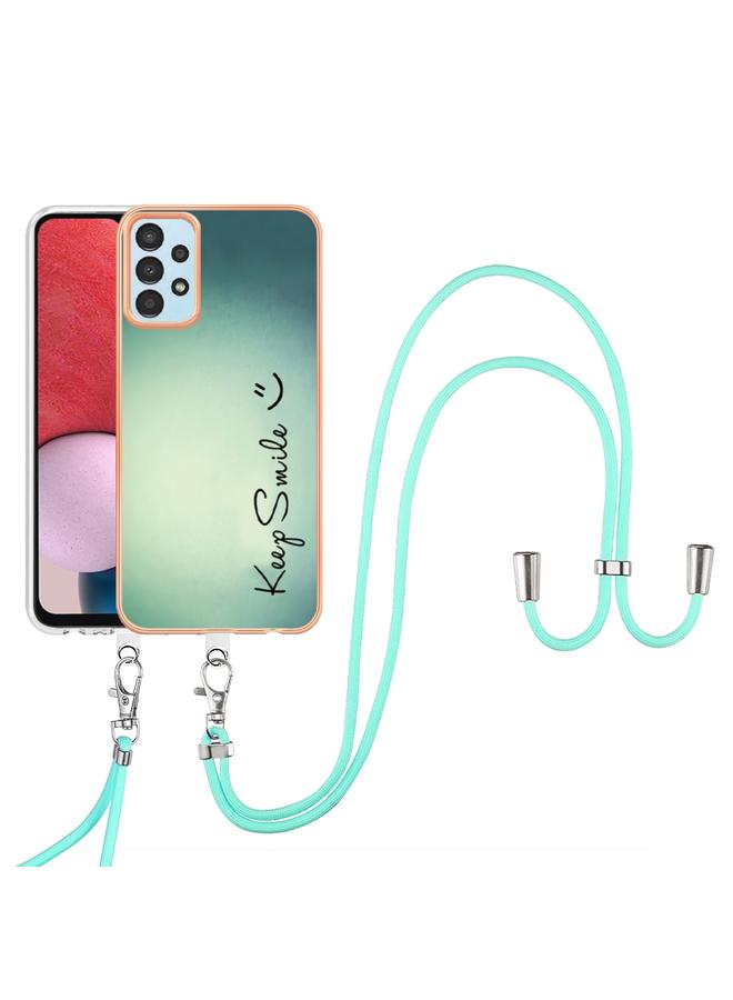 إيروريكس جراب لهاتف Samsung Galaxy A34 5G مطلي بالكهرباء من الجانبين مع حبل تعليق - Image 2