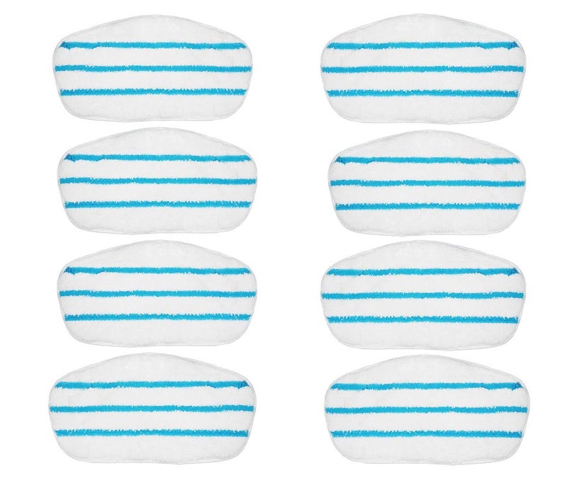 Flintar Replacement Mop Pads Compatible with PurSteam PureSteam ThermaPro 211 10in1 Steam Mop Cleaner 8Pack