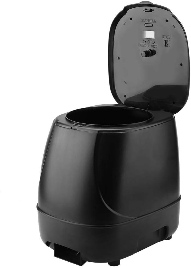 klarako Fish Feeder, Automatic Fish Feeder, Fish Feeding Dispenser Moisture-Proof Electric Auto Fish Feeder Large Capacity Smart Aquarium Tank Timer Feeder - Image 1