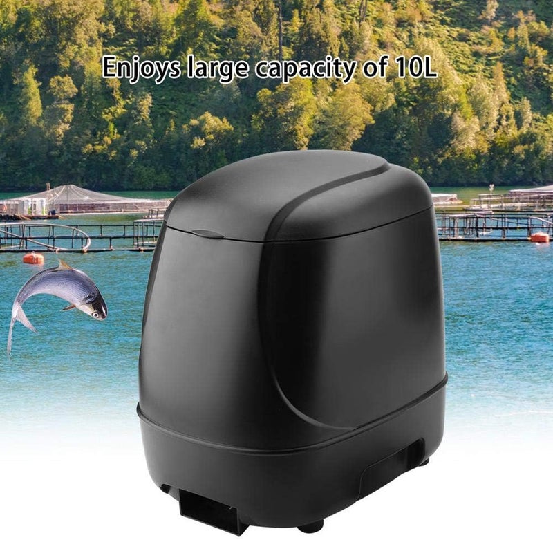 klarako Fish Feeder, Automatic Fish Feeder, Fish Feeding Dispenser Moisture-Proof Electric Auto Fish Feeder Large Capacity Smart Aquarium Tank Timer Feeder - Image 2