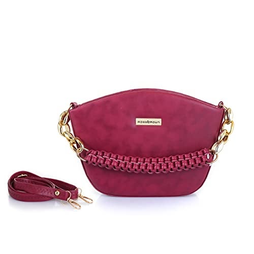 ROSS BROWN Modish Sling Bag for Women/Girls (Maroon) - Image 3