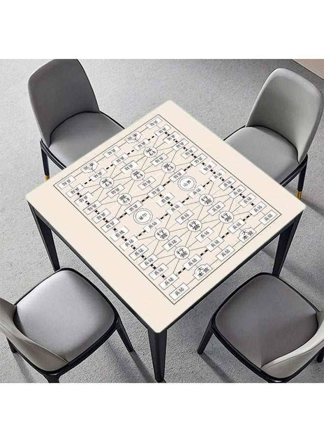 Chess And Cards Egg Pad Special Non-slip Mute Absorbent Diatom Mud Table Pad Wear-resistant Dirty-resistant Thickened Game Pad For Playing Cards-Color:80*80cm-Pattern:Military Flag Mat  - Image 1