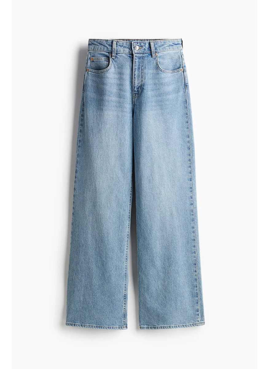 اتش اند ام Wide High Jeans