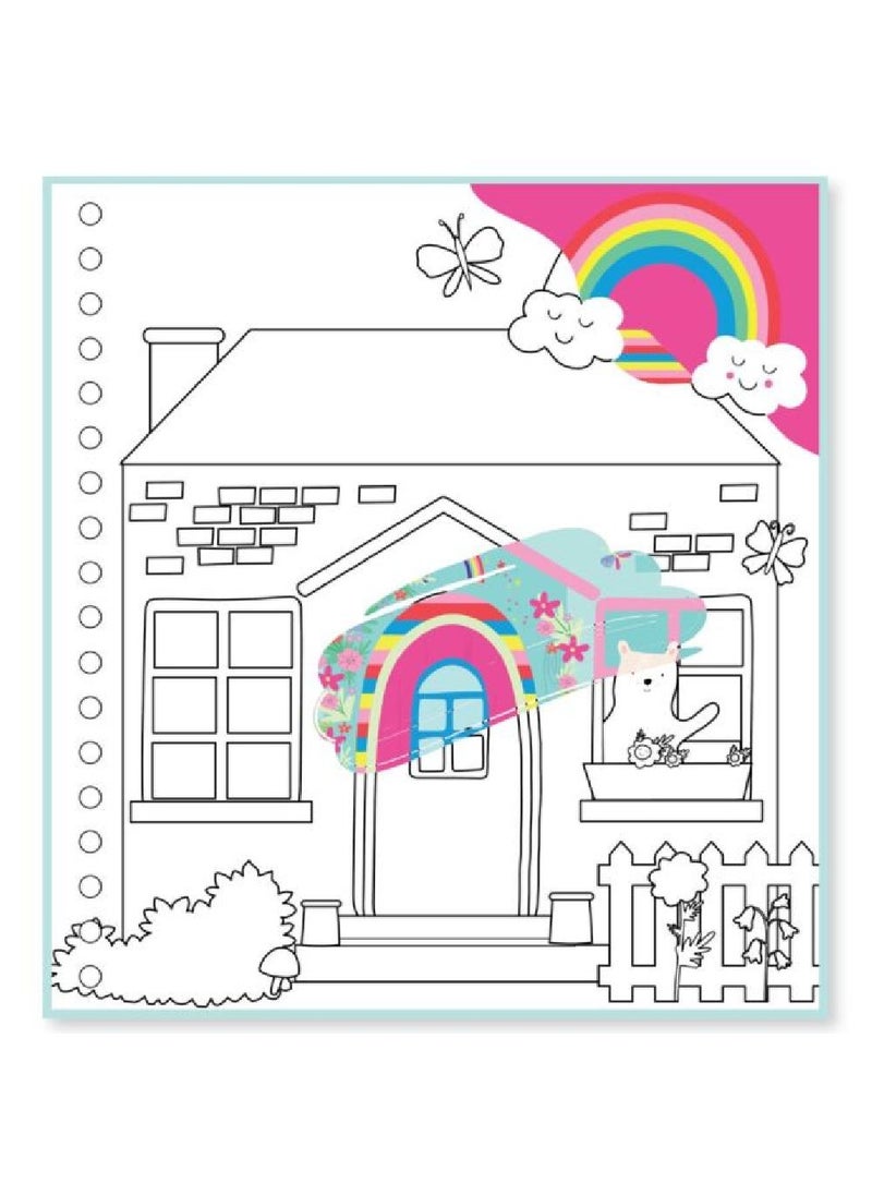 Floss & Rock - Floss & Rock Rainbow Fairy Magic Multiplay – 4-in-1 Kids Travel Activity Set with Magnetic Games, Coloring & Tracing, Enchanted Fairy Theme - Image 1