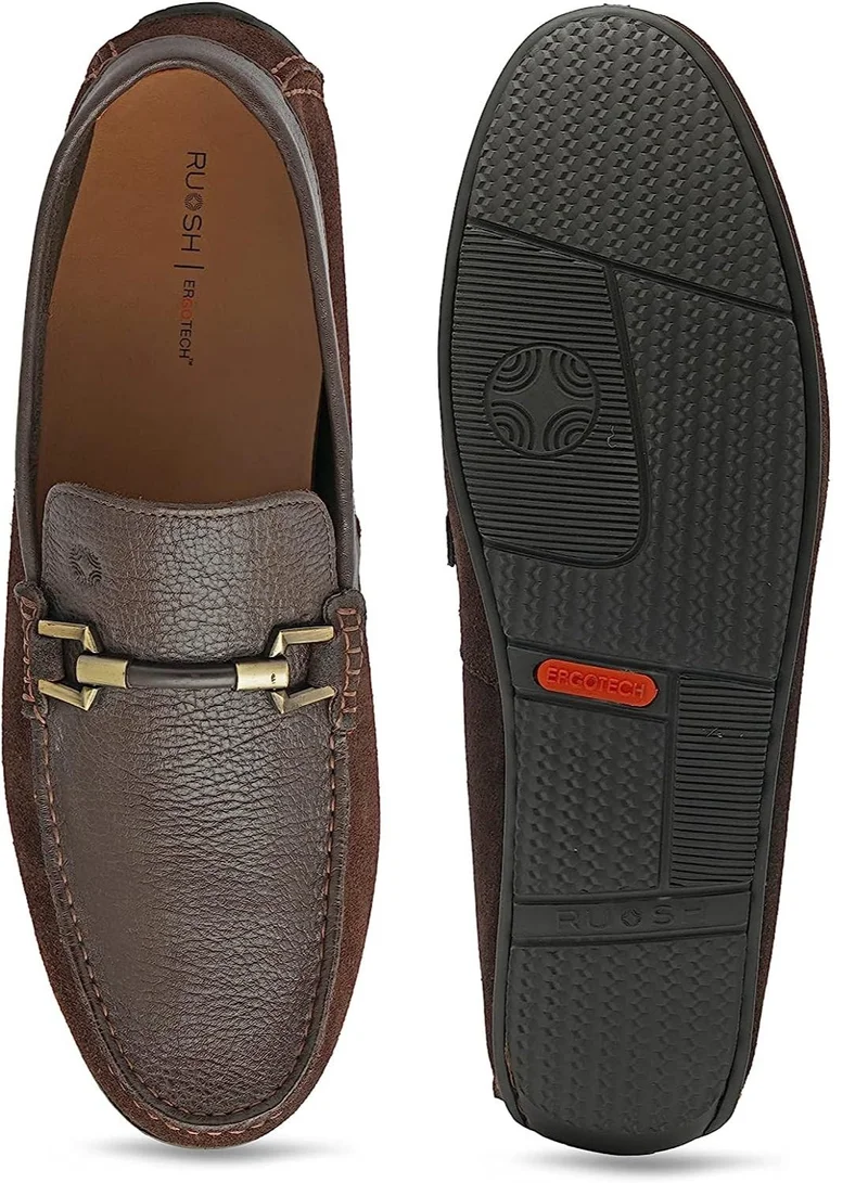 روش Mens Loafer Moccasins Slip on Driving Comfort Leather Work Office Formal Occasion Party Casual Wear Italian Design Anti Skid Padded Insole Fashion Premium Shoes