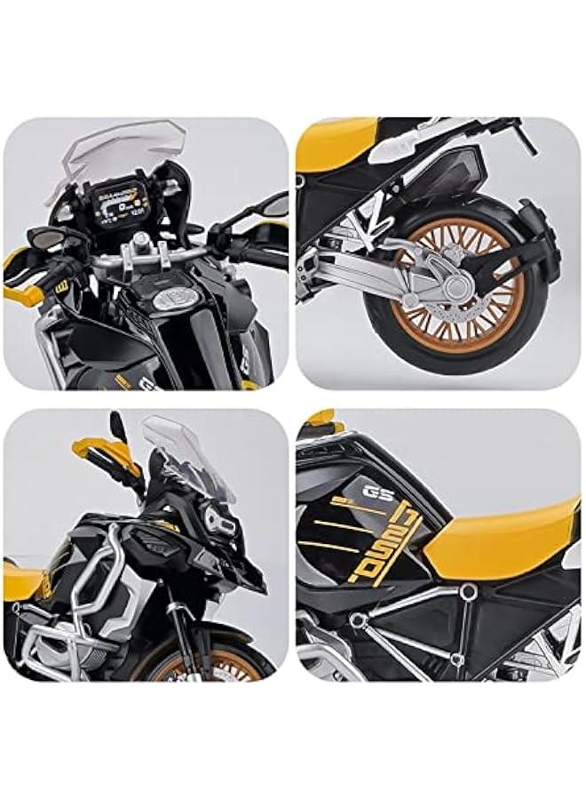 Model kit Motorcycle Toys Collection 1:12 for BMW R1250GS Alloy Racing Motorcycle Model Diecast Metal Toy Street Sports Motorcycle Model Collection Childrens Gift (Color : R1250 Gray with Box) - Image 3