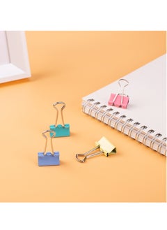 Deli 40-Piece 19mm Size Binder Clips Assorted Colours  - Image 2