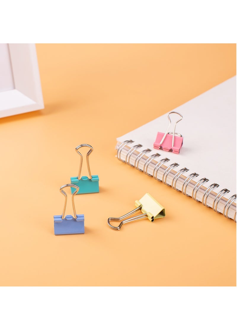 Deli 40-Piece 19mm Size Binder Clips Assorted Colours  - Image 2